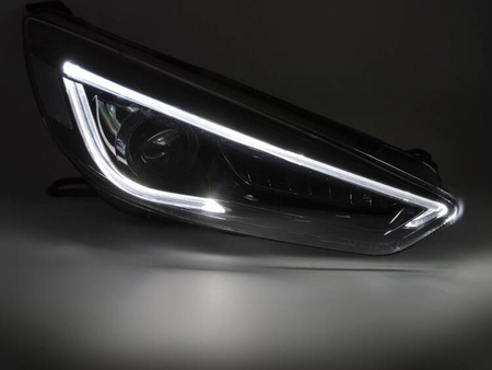 Lampy przednie do Ford Focus MK3 14-18 black LED