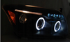 Reflektory Angel Eyes Black Do Dodge Caliber 06-12