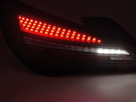 Lampy Tylne LED Diodowe do Mercedes CLA C117 13-16 black red smoke