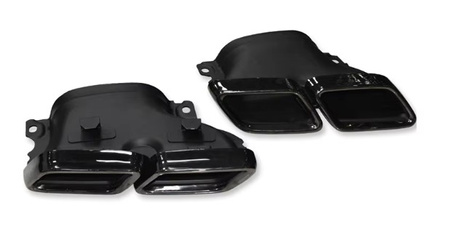 Końcówki tłumika wydechu Mercedes W213, GLC X253 czarne