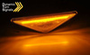 Kierunkowskazy boczne nowe  SIDE DIRECTION WHITE LED SEQ fits FORD FOCUS MK1, MONDEO MK3