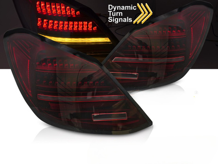 Lampy Tylne Diodowe Mercedes C-CLASS W205 14-21 Red Black