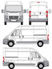 Platforma bagażnik dachowy Peugeot Boxer L2H2