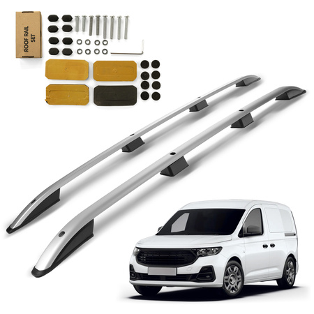 Relingi dachowe Ford Grand Transit Connect III Mk3 | V761 L2 | LWB 2024- Srebrny LONG