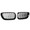 GRILL NERKI BMW E46 01-05 DOUBLE CZARNY POŁYSK