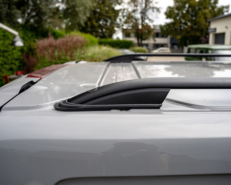 Relingi dachowe Ford Transit Custom II V710 L1 | SWB 2023- Czarny SHORT