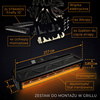 LED BAR Zestaw lamp oświetlenie LED w grill do FORD TRANSIT CUSTOM 2023-