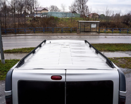 Relingi dachowe Volkswagen Transporter VI T6 L2 | LWB 2015-2019 Czarny LONG