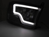Lampy reflektory BLACK LED do Dodge Ram 09-18