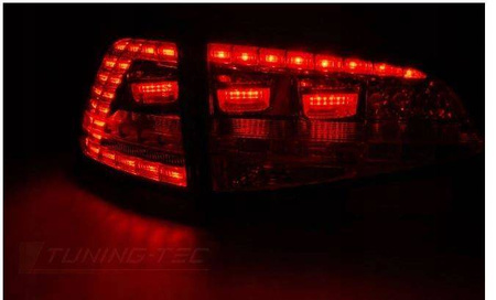 Lampy diodowe Vw Golf 7 VII 13-17 black led dts