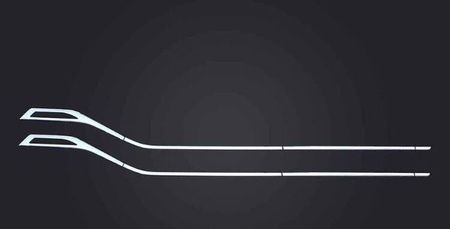 Listwy pod szyby boczne Renault Captur II 2019+