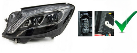 LAMPY REFLEKTORY PRZEDNIE FULL LED DRL MERCEDES S-CLASS W222