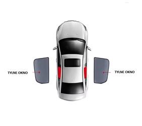 Zasłonki osłony szyb Skoda FABIA 3 III 2014-2021