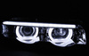 Lampy Reflektory Bmw E38 94-01 Ringi 3d Led Chrome