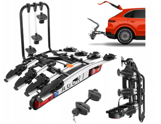 Platforma bagażnik rowerowy na hak Aguri Active Bike 4 rowery 
