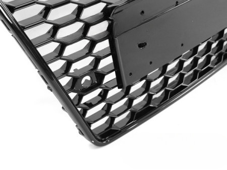 Sportowy grill w połyskującej czerni z PDC do Audi A7 C7 4G (2010–2014)