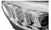 Lampy reflektory chrome led do Mercedes w205 14-18