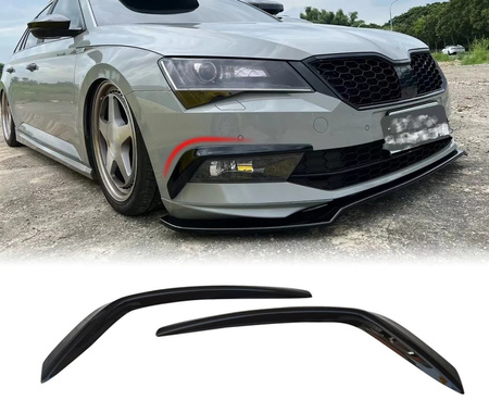 Dokładki/ splittery przedniego zderzaka SKODA SUPERB MK3