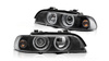 Lampy xenon d2s ringi black do BMW E39 lci 00-03