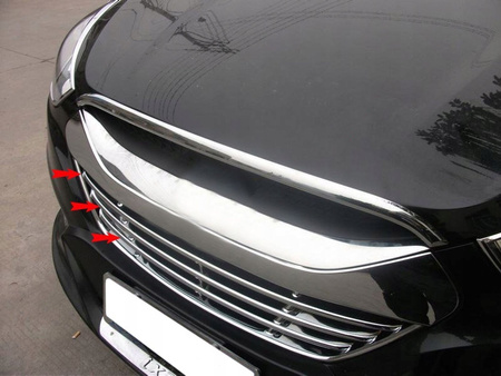 Listwy atrapy przedniej Hyundai ix35 2010-2018