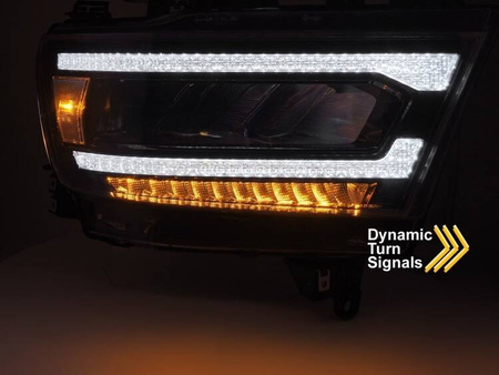 Lampy przednie do Dodge Ram 19-22 DRL LED