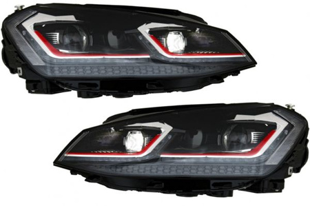 LAMPY PRZEDNIE LED VW GOLF 7 12-17 LOOK 7,5 GTI
