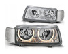 Reflektory przednie VW Passat B4 CHROM RINGI