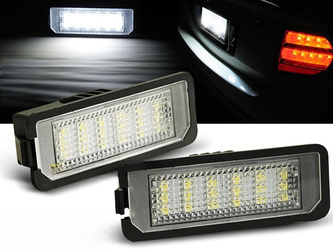 Lampki rejestracji VW Golf IV Golf V Passat B6 Passat Eos Phateon New Beetle 06- Lupo 99-06 Polo 9N3