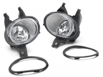 Halogeny lampy przeciwmgielne szklany klosz Peugeot 206 Hatchback Kombi CC 