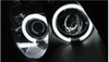 Lampy Mercedes R170 SLK 96-04 ringi ccfl black