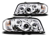 Lampy Mercedes W202 C-Klasa 93-00 chrome soczewki