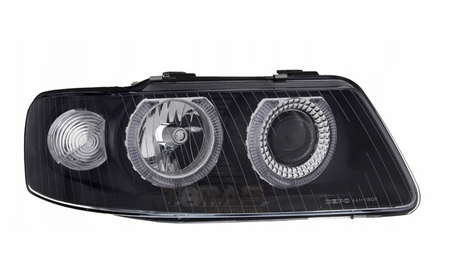 Reflektory lampy przednie A3 8L CZARNE RINGI