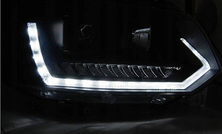 Lampy Vw T5 2010-2015 led tube black t6 look dts