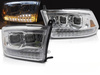 Lampy reflektory Chrome LED do Dodge Ram 09-18