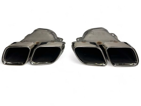 ZESTAW KONCÓWEK CHROME LOOK AMG MERCEDES W205