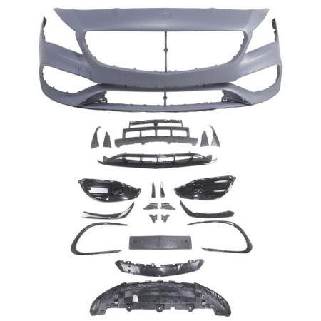 ZDERZAK MERCEDES CLA C118 X118 13-19 LOOK AMG A45