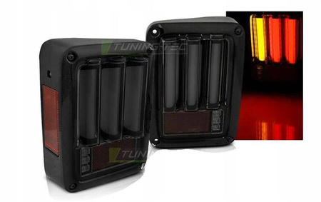 Lampy Chrysler Jeep Wrangler jk 07-18 led smoke