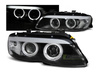 Lampy przednie Bmw X5 E53 03-06 black ringi xenon