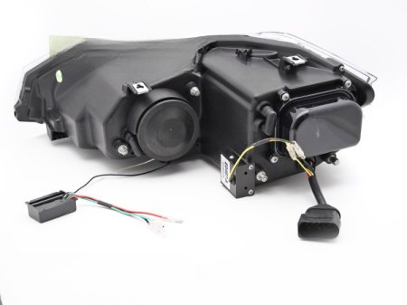 Reflektory lampy soczewkowe LED DRL VW Polo VI 2G (2017–2021)