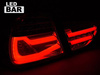 Lampy diodowe red white LED do BMW E90 09-11 LCI
