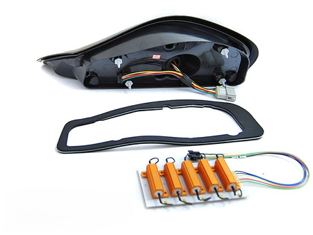Lampy diodowe black LED do Porsche Boxster 986