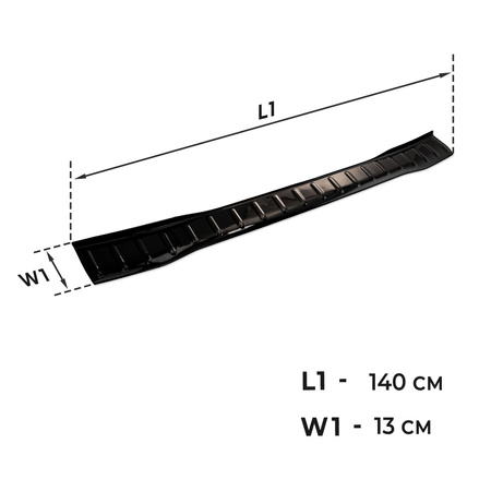 Listwa tylnego zderzaka Ford Tourneo Custom V710 VAN II 2023-