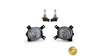 Zestaw lamp przeciwmgielnych AUDI A3 (8P) Hatchback Sportback Cabrio A4 B7 (8E) Sedan Avant 2004-2013