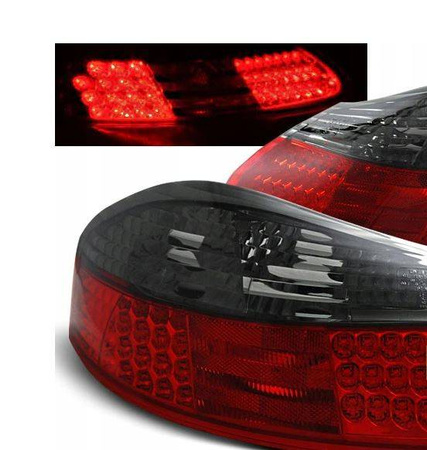 Lampy diodowe Porsche Boxster 96-04 red smoke led