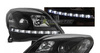 Reflektory przednie Opel Astra H BLACK DAYLIGHT