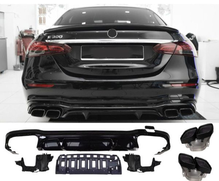 DYFUZOR MERCEDES W213 20- LIFT AMG PAKIET BLACK