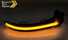 Led Kierunkowskazy migacze Lusterka Audi A4 16-18 A5 17-18 Smoke