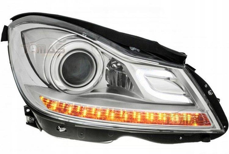 Lampy przednie Mercedes W204 Chrom H7 XENON LOOK D