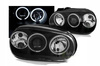 Lampy Vw Golf IV 4 97-03 ringi ccfl halogeny black
