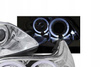 Lampy przednie Citroen C4 Angel Eyes Chrome